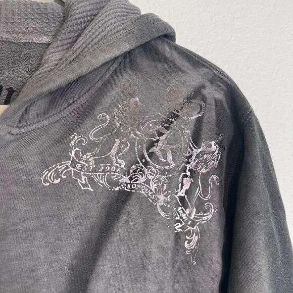 Konquest Closet Jacket Mens Large Skull Dragon Studded Y2K Grunge Streetwear NEW - Picture 11 of 16